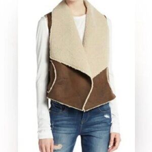C & C California Faux Shearling Sherpa Vest